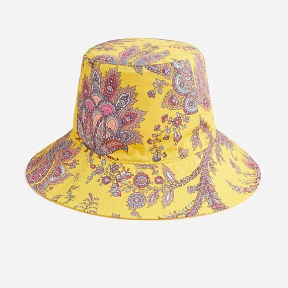 J. Crew Accessories - J. Crew Reversible bucket hat in Ratti® golden paisley